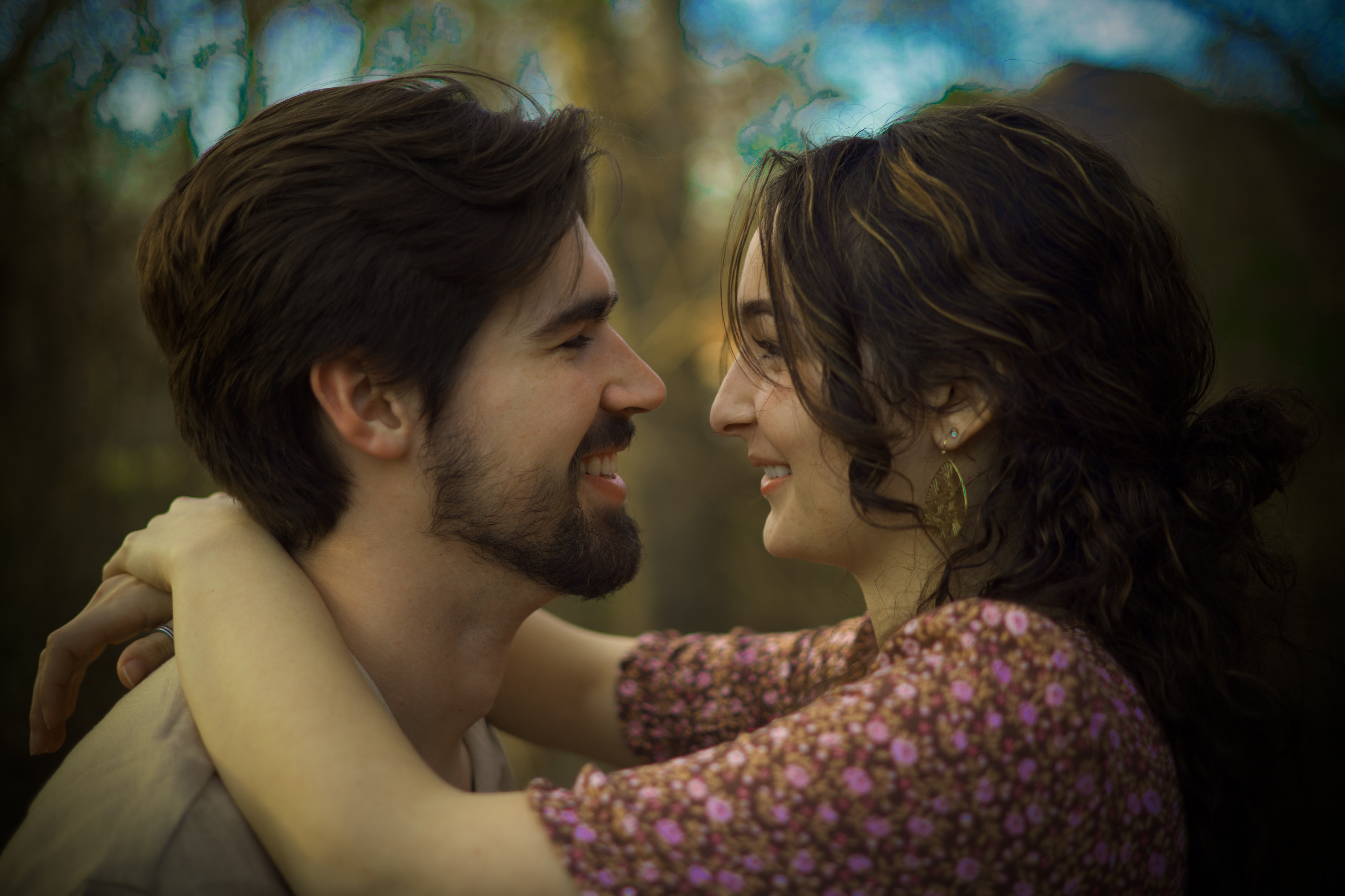 Cinematic wedding snapshot